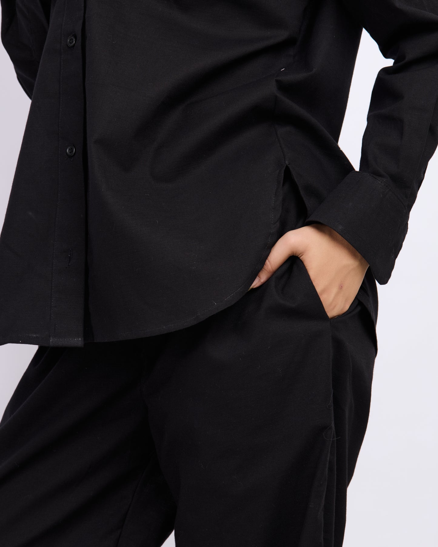 Black Linen Pants