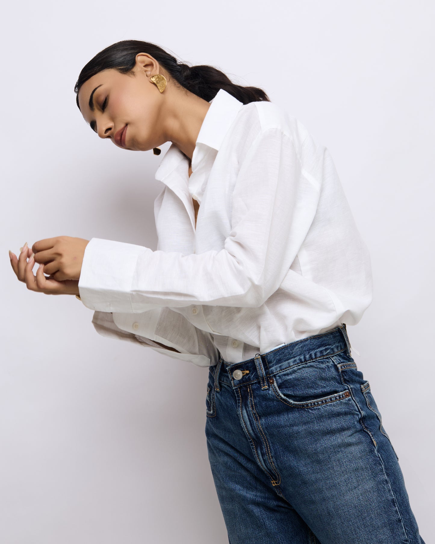 White Linen Shirt