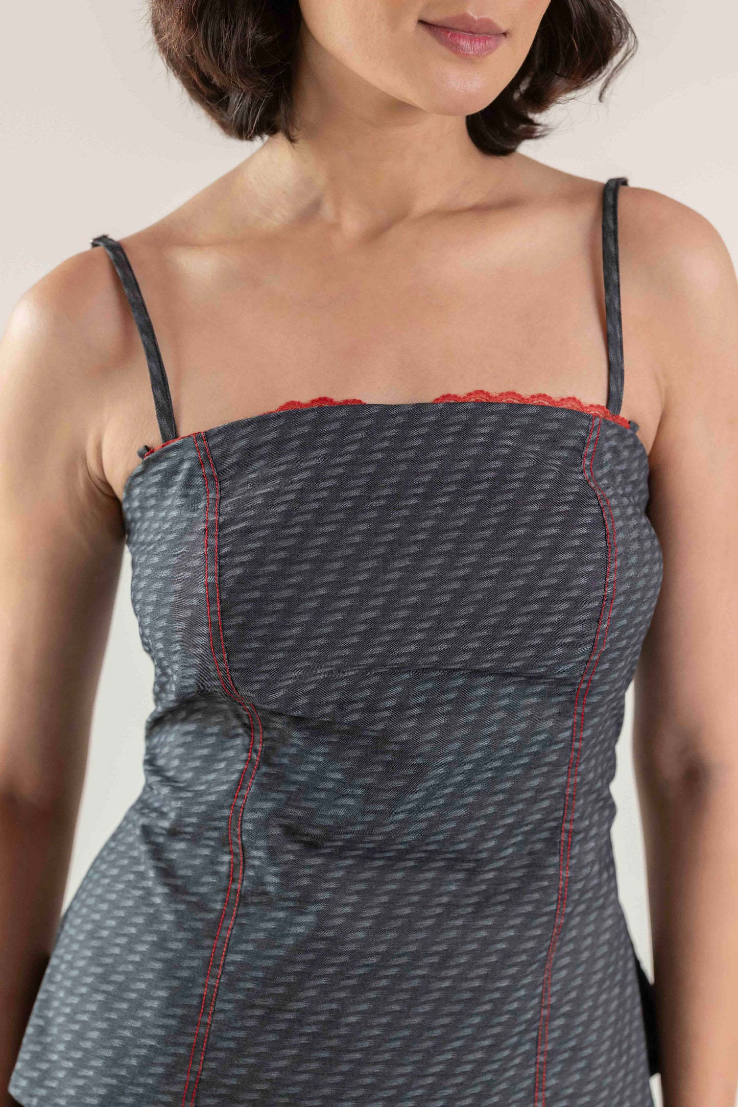 The Amber Corset Top- Black