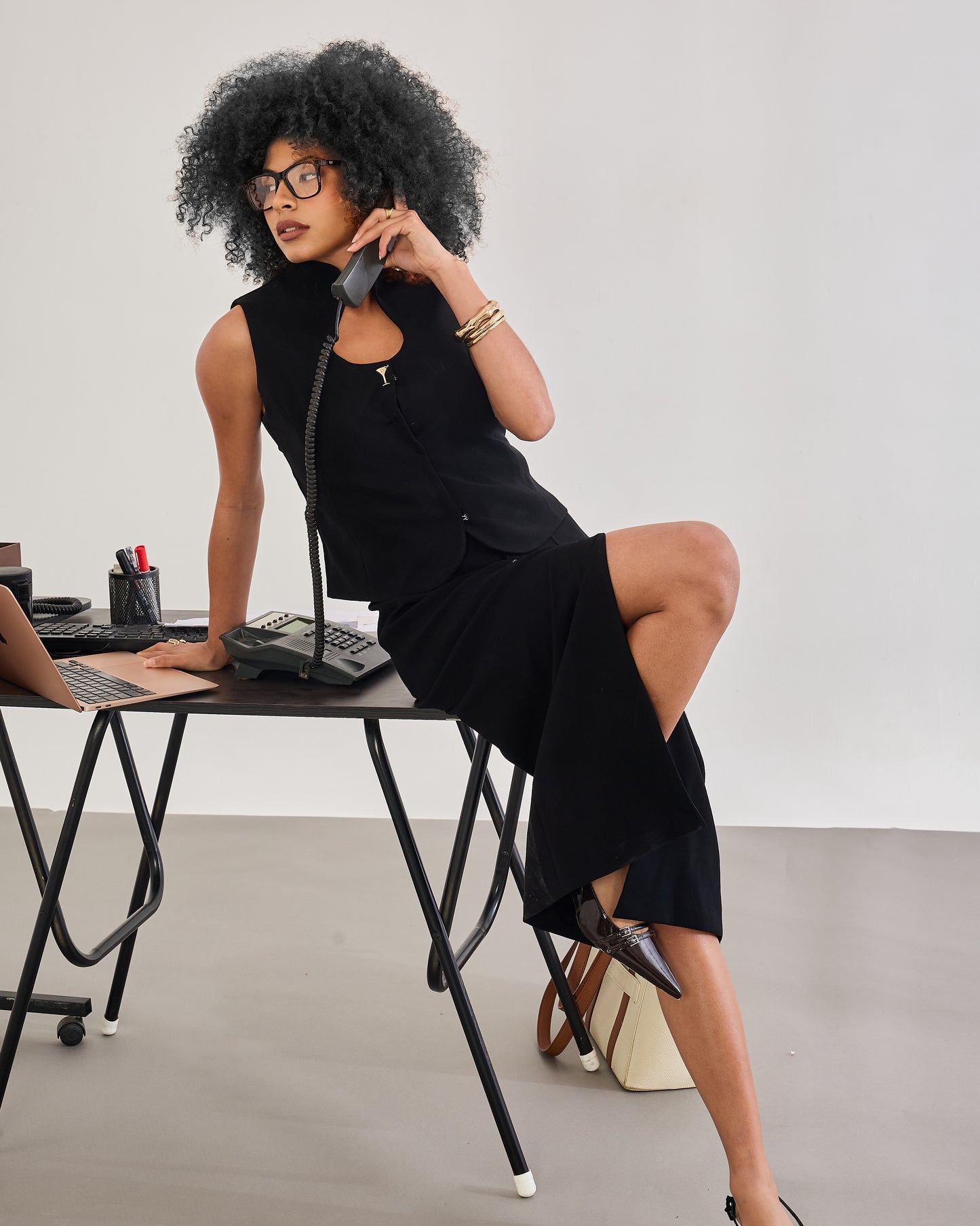 The Classic A-Line Skirt - Black