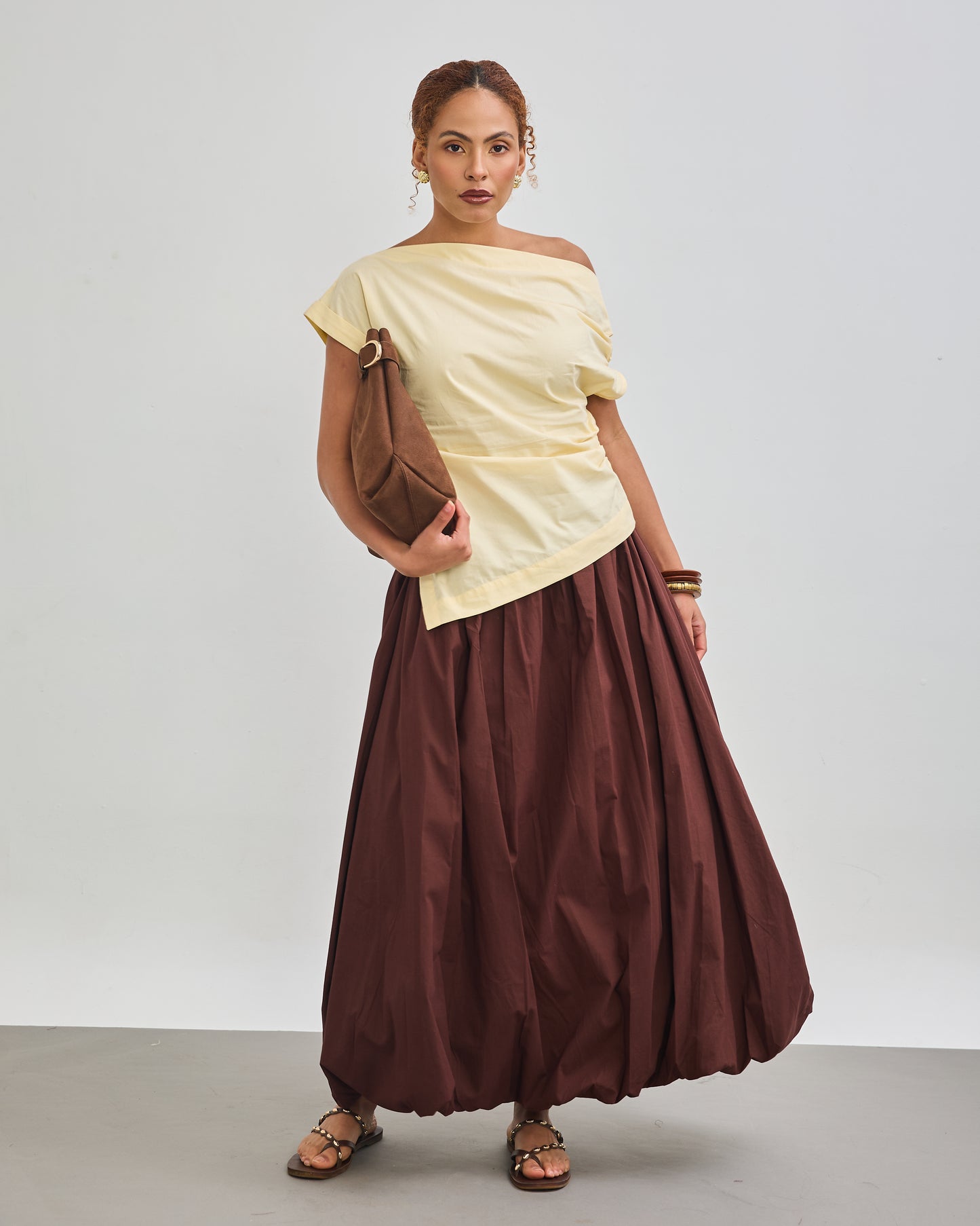 Balloon Skirt - Chocolate Brown