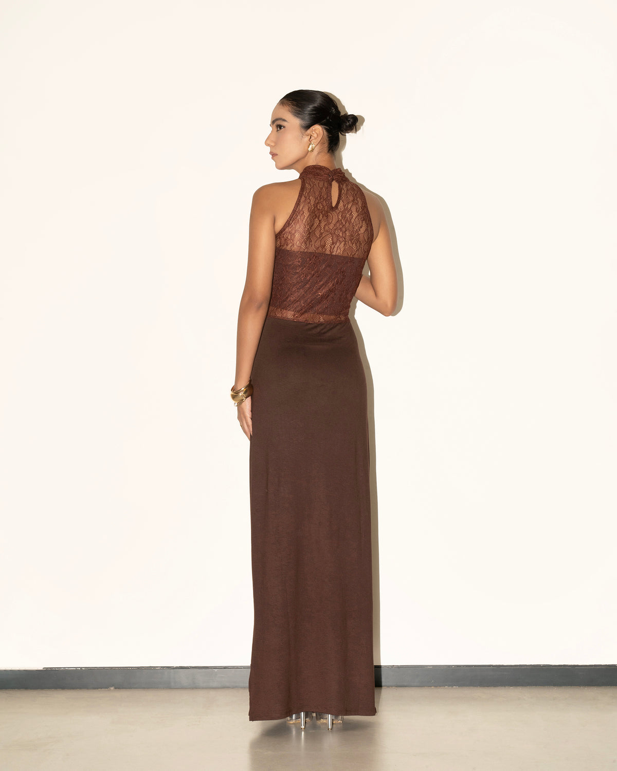 Sylvie Maxi Dress - Chocolate Brown