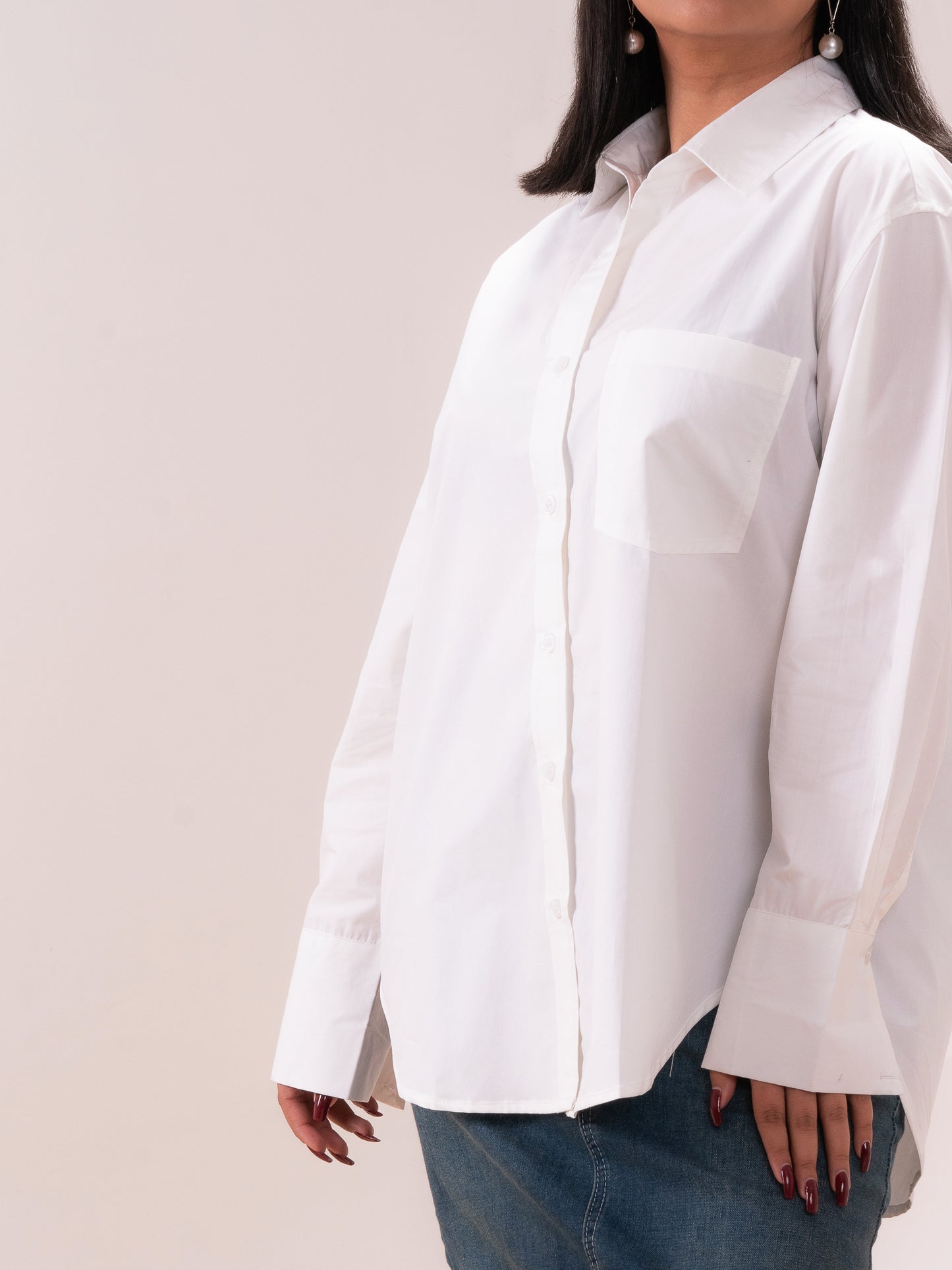 White Oversized Shirt