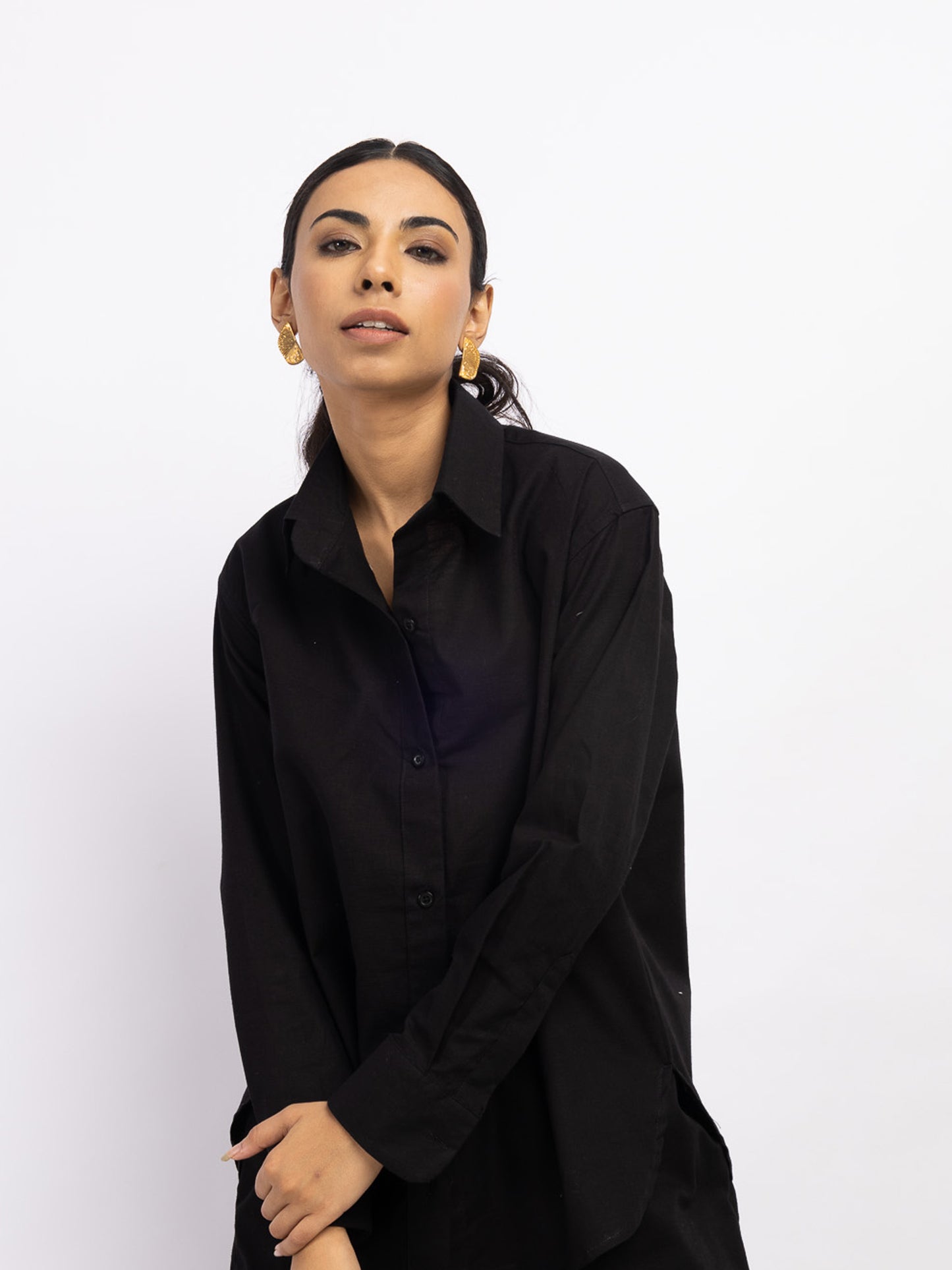 Black Linen Shirt