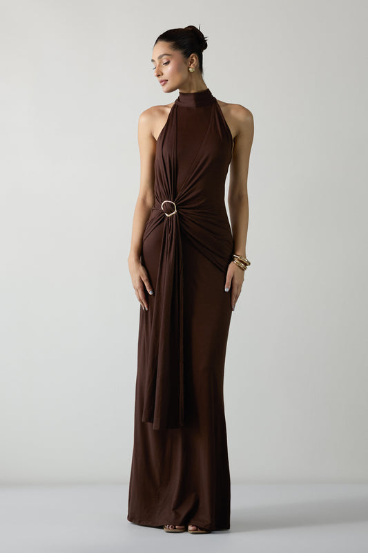 The Eclipse Dress- Brown