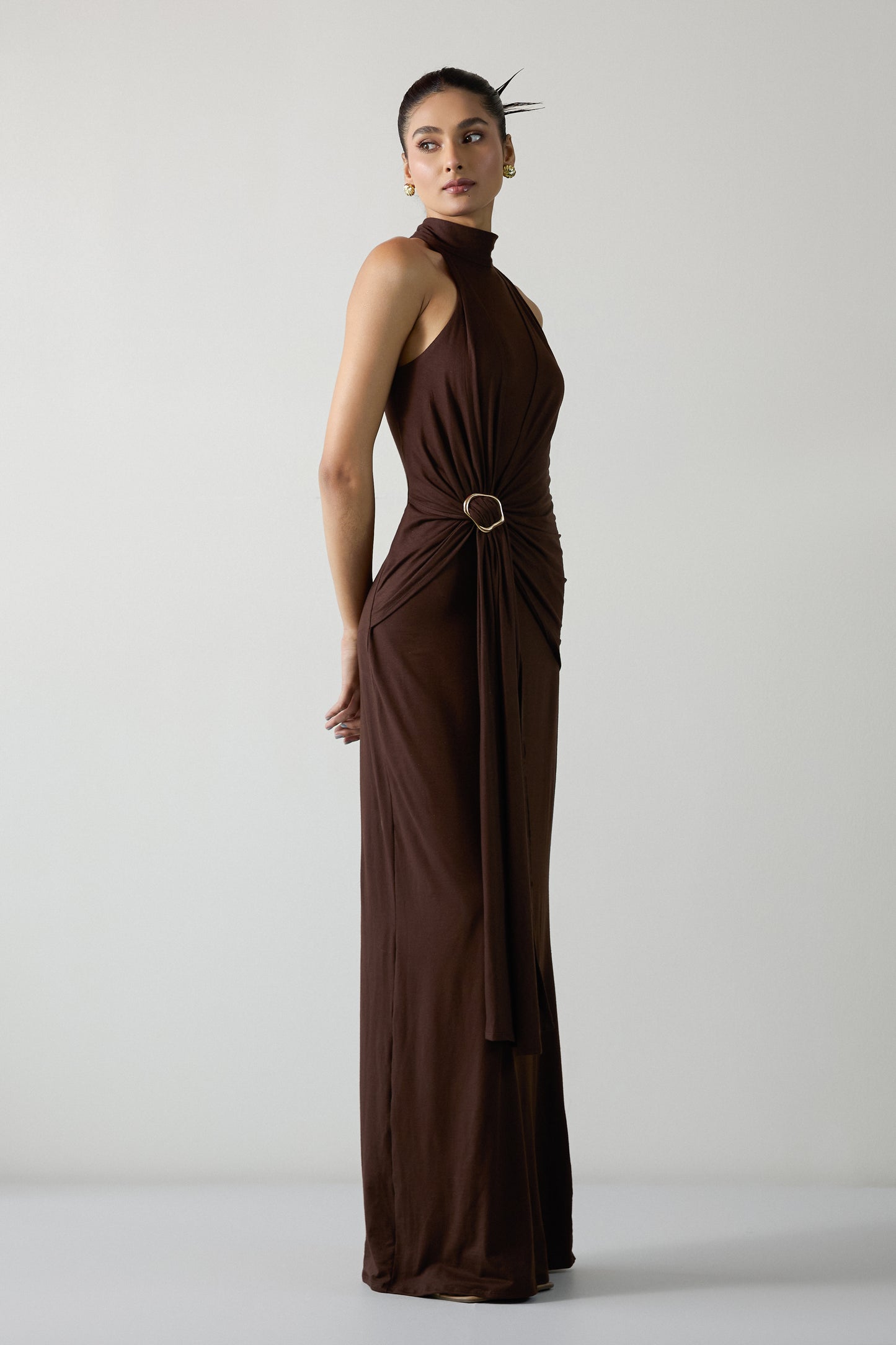 The Eclipse Dress- Brown