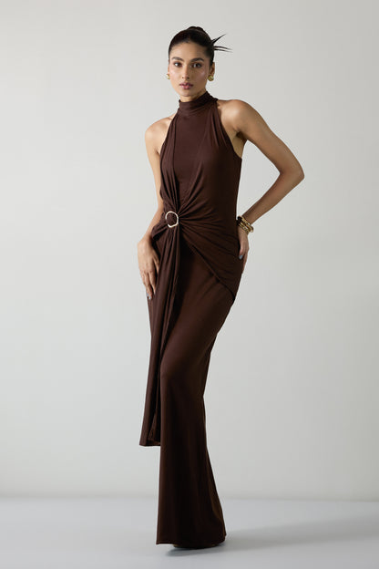 The Eclipse Dress- Brown