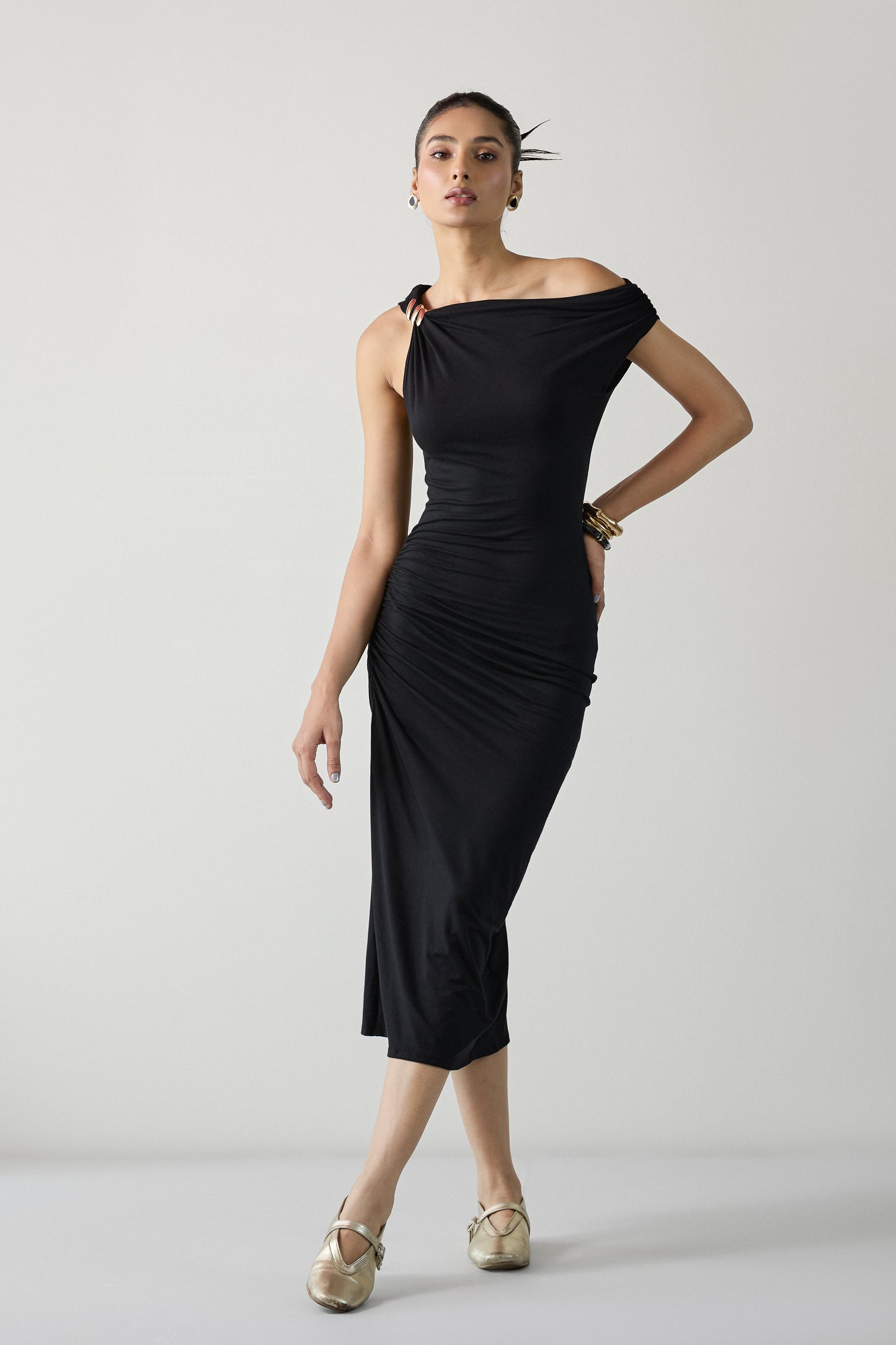 The Sculpt Dress- Black