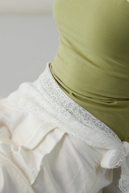 White Lace Scarf