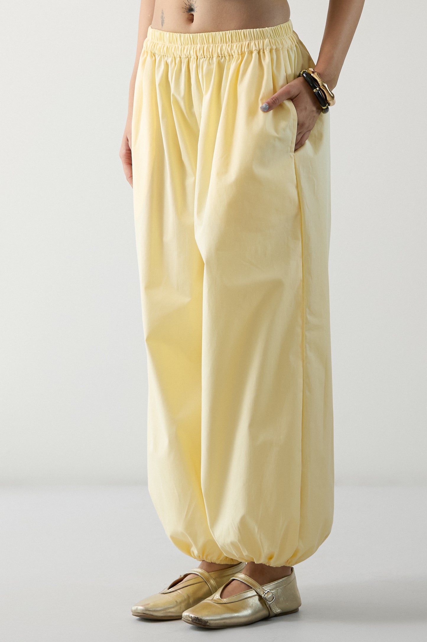 Yellow Balloon Pants