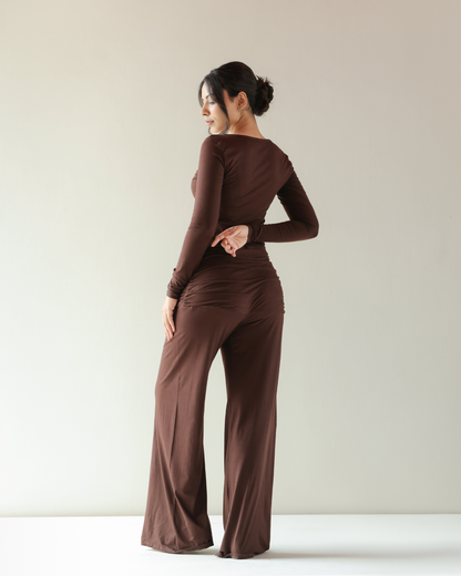 Verona Top - Brown