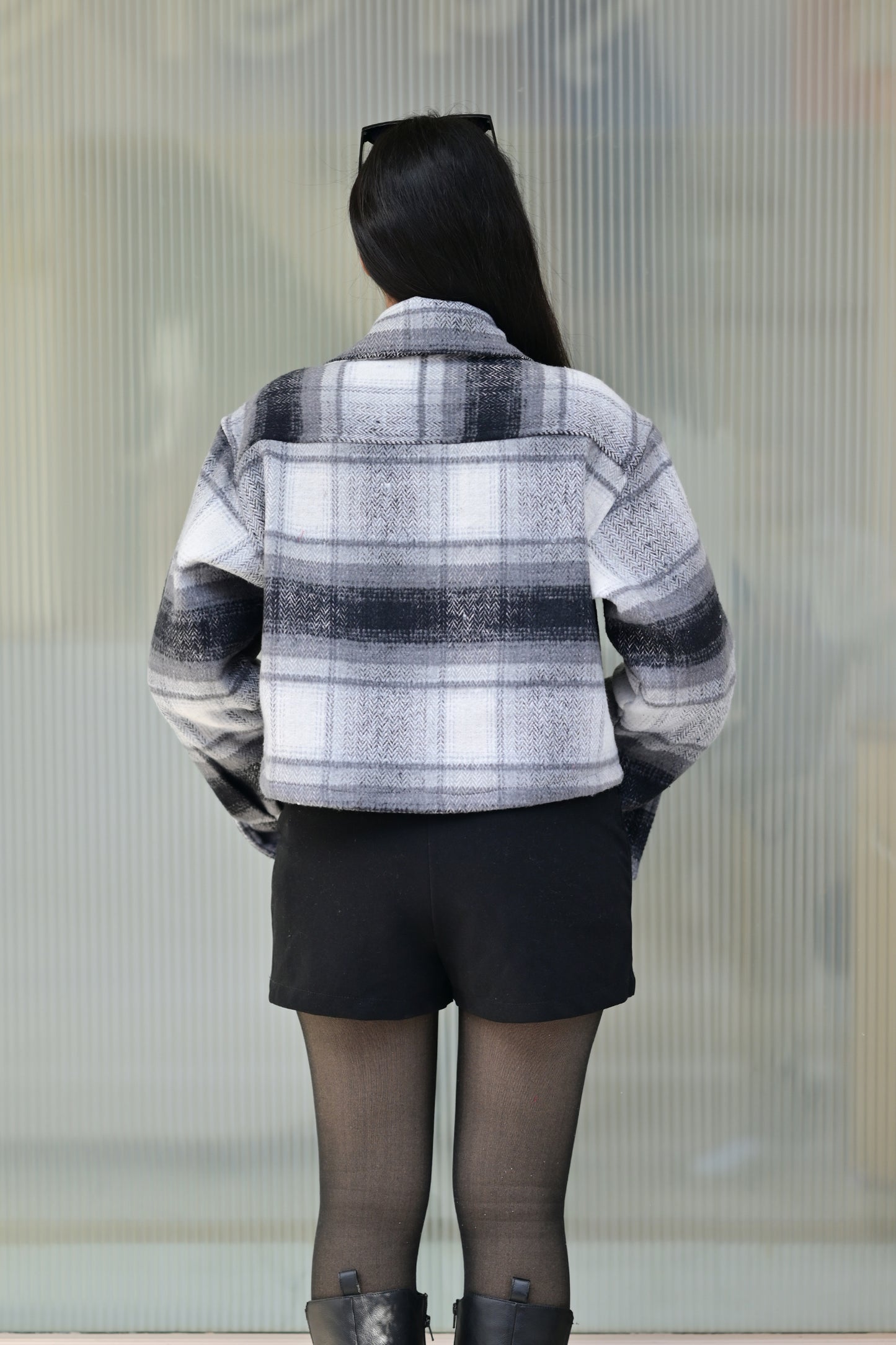 Plaid Noire Jacket