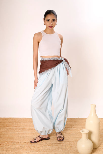 Powder Blue Balloon Pants