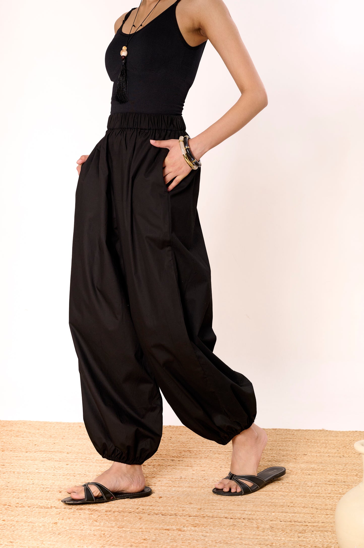 Black Balloon Pants