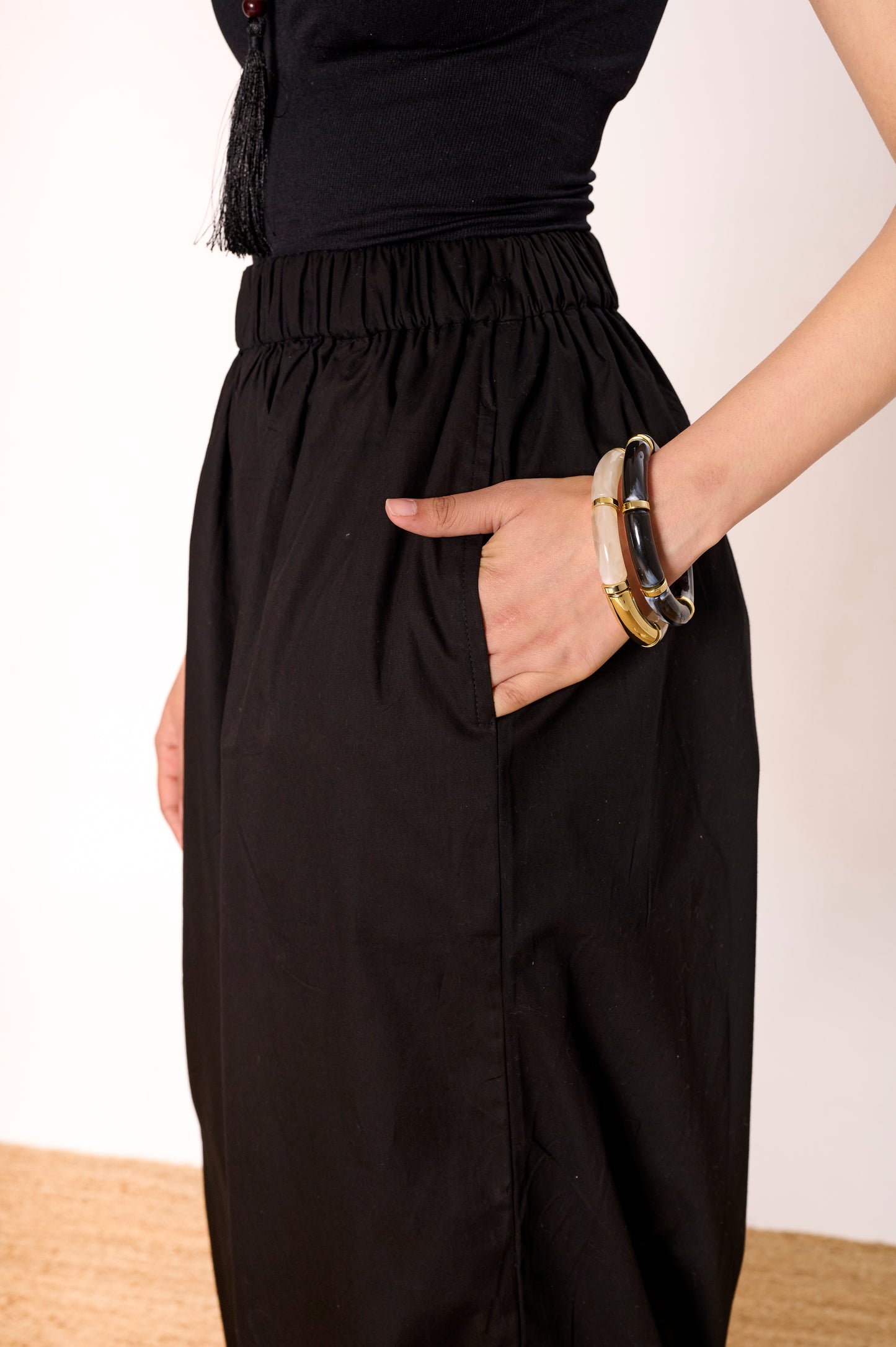 Black Balloon Pants