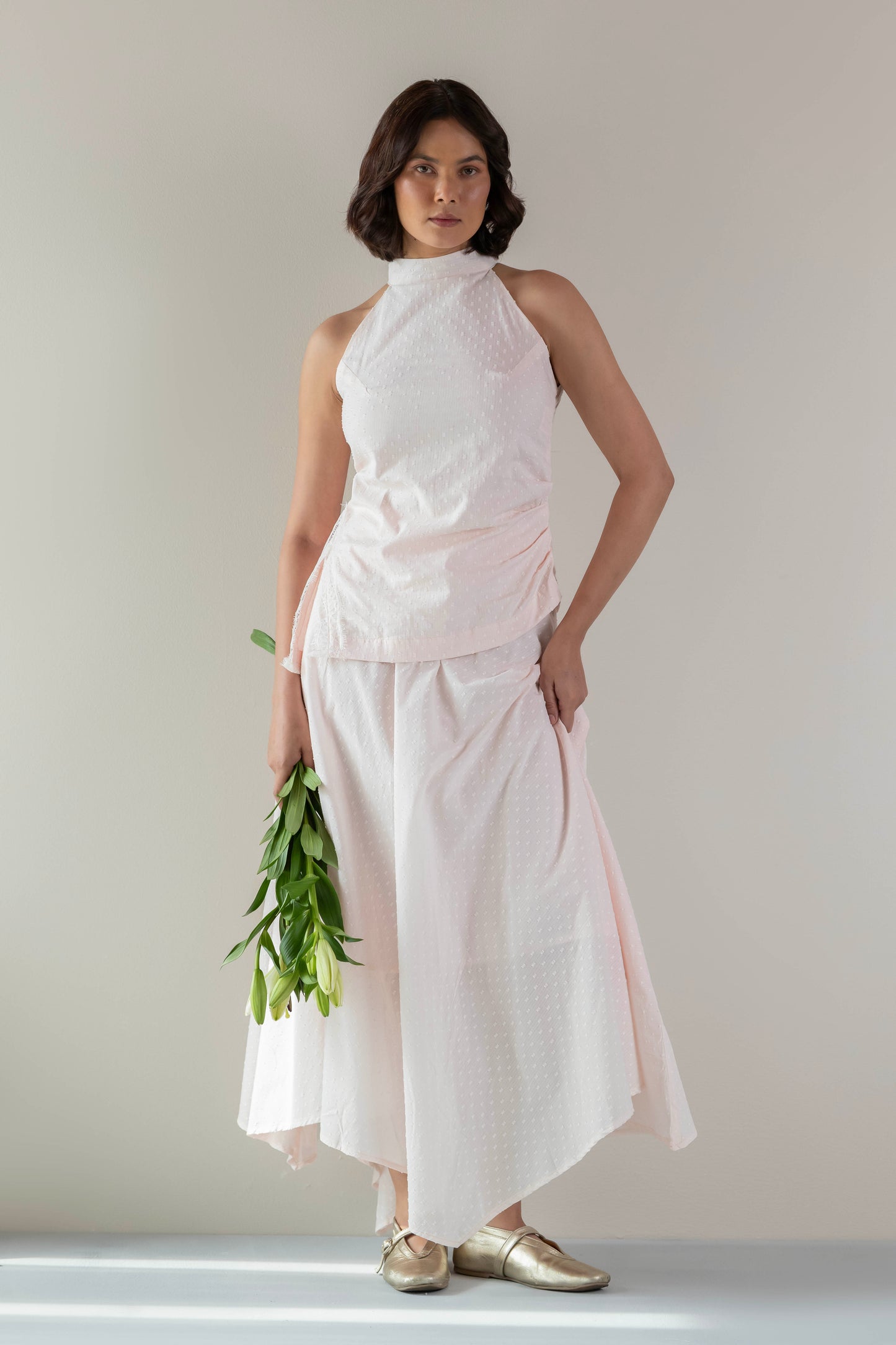 The Handkerchief Skirt- Pastel Pink
