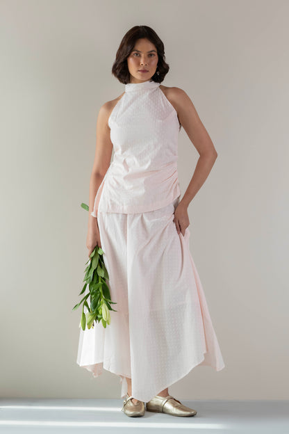 The Handkerchief Skirt- Pastel Pink