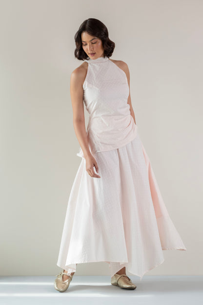 The Handkerchief Skirt- Pastel Pink