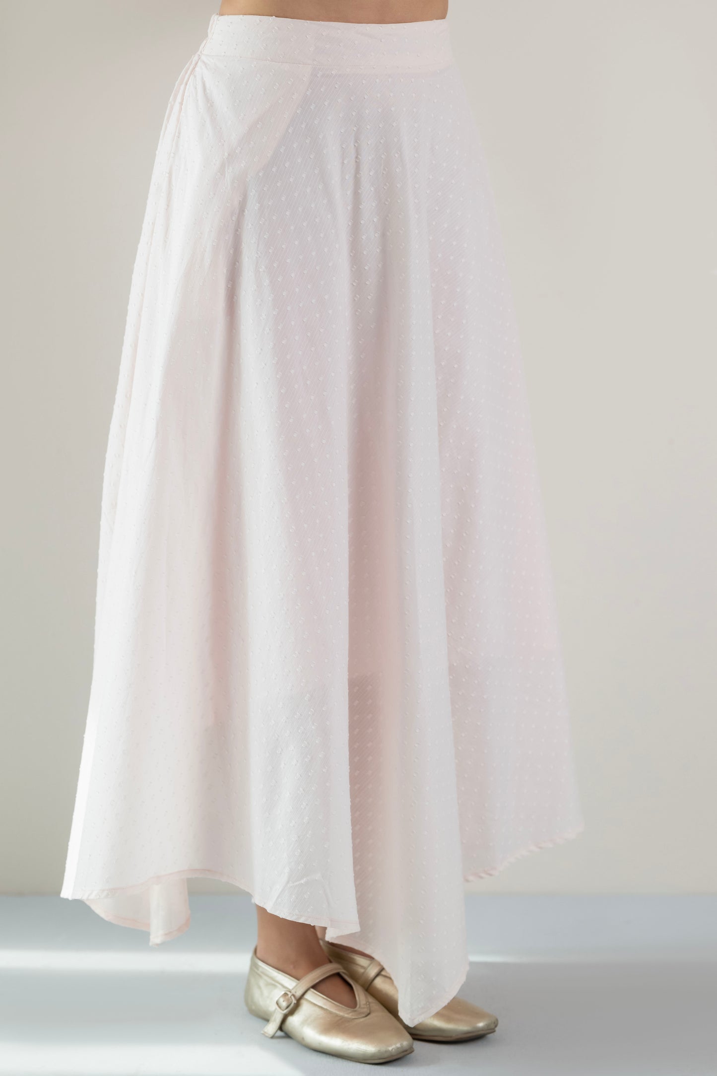 The Handkerchief Skirt- Pastel Pink