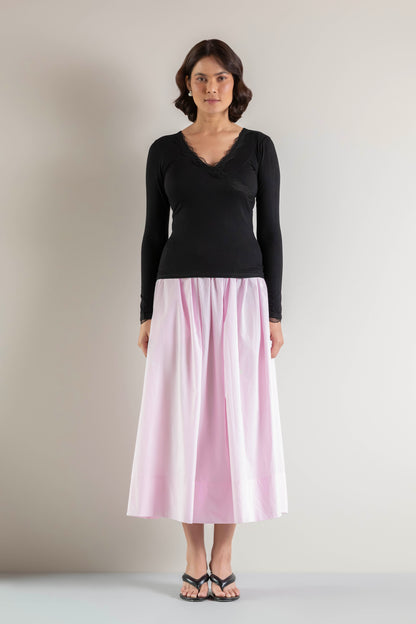 The Sabrina Top- Black