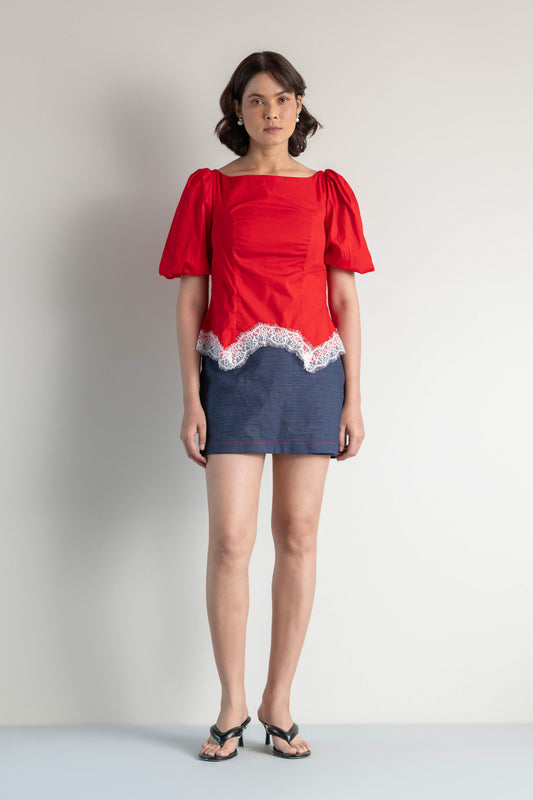 Meadow Top- Goji Red