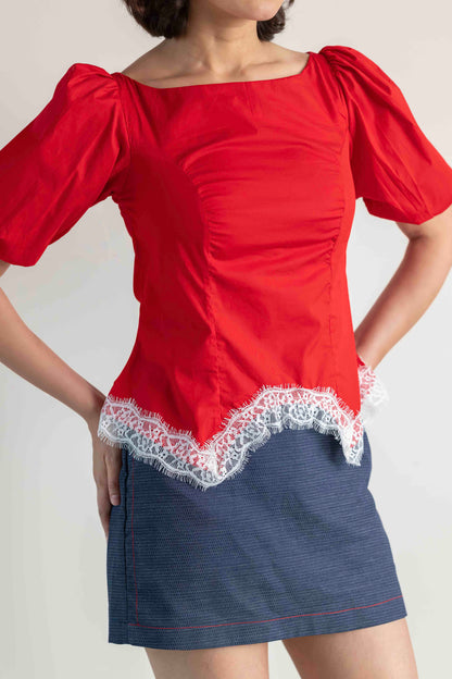 Meadow Top- Goji Red