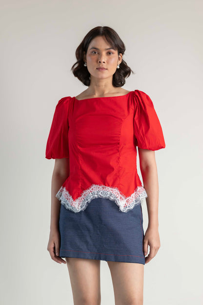 Meadow Top- Goji Red