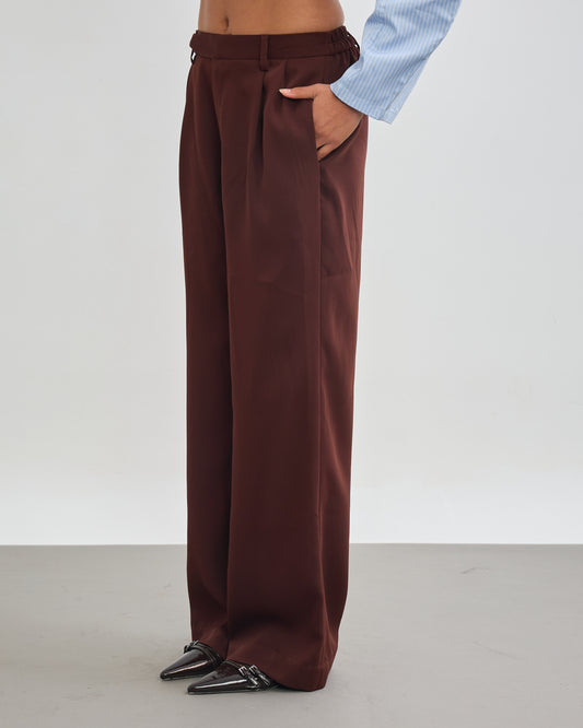 The Signature Trousers - Chocolate Brown