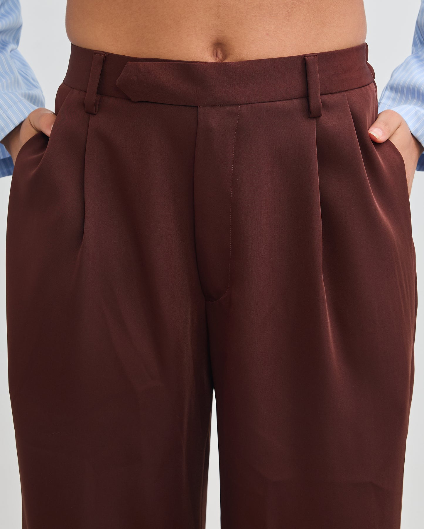 The Signature Trousers - Chocolate Brown