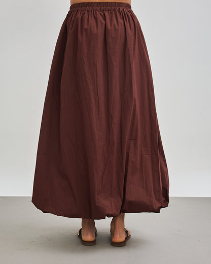 Balloon Skirt - Chocolate Brown