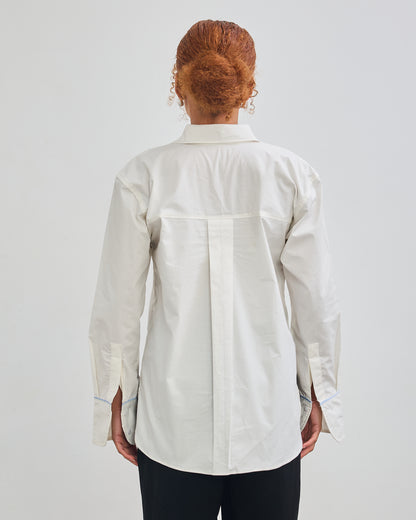 Classic White Pull Over Shirt