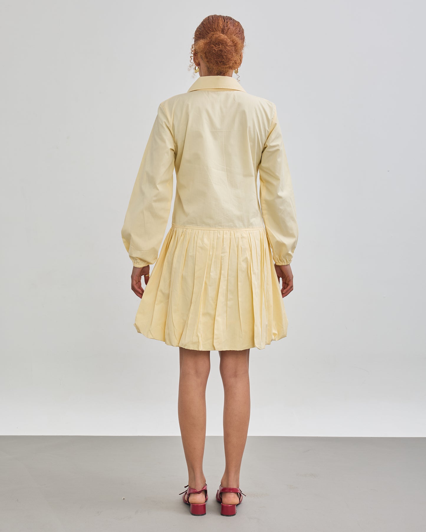 Balloon Dress - Butter Yellow