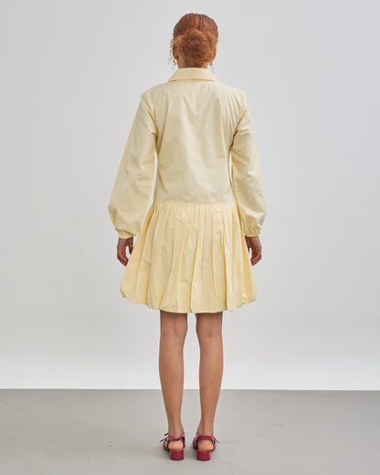 Balloon Dress - Butter Yellow