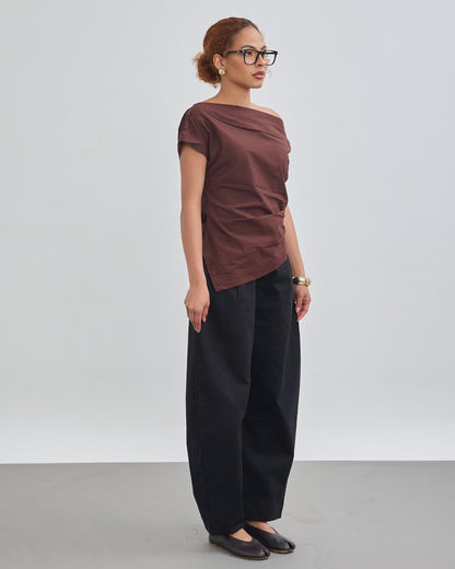 The Arc Barrel Pants - Black