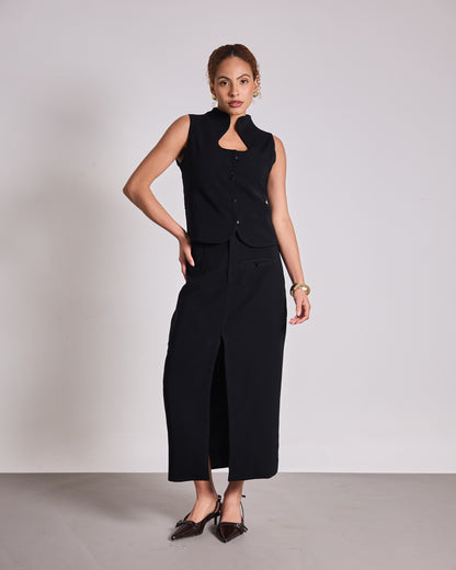 The Classic A-Line Skirt - Black