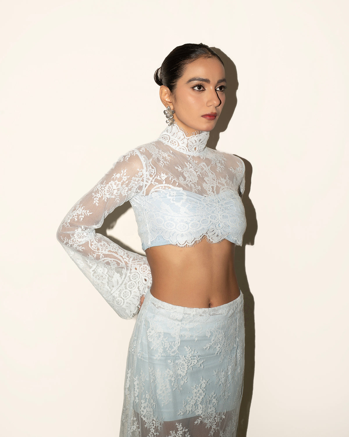 Chloe Top - Ice Blue