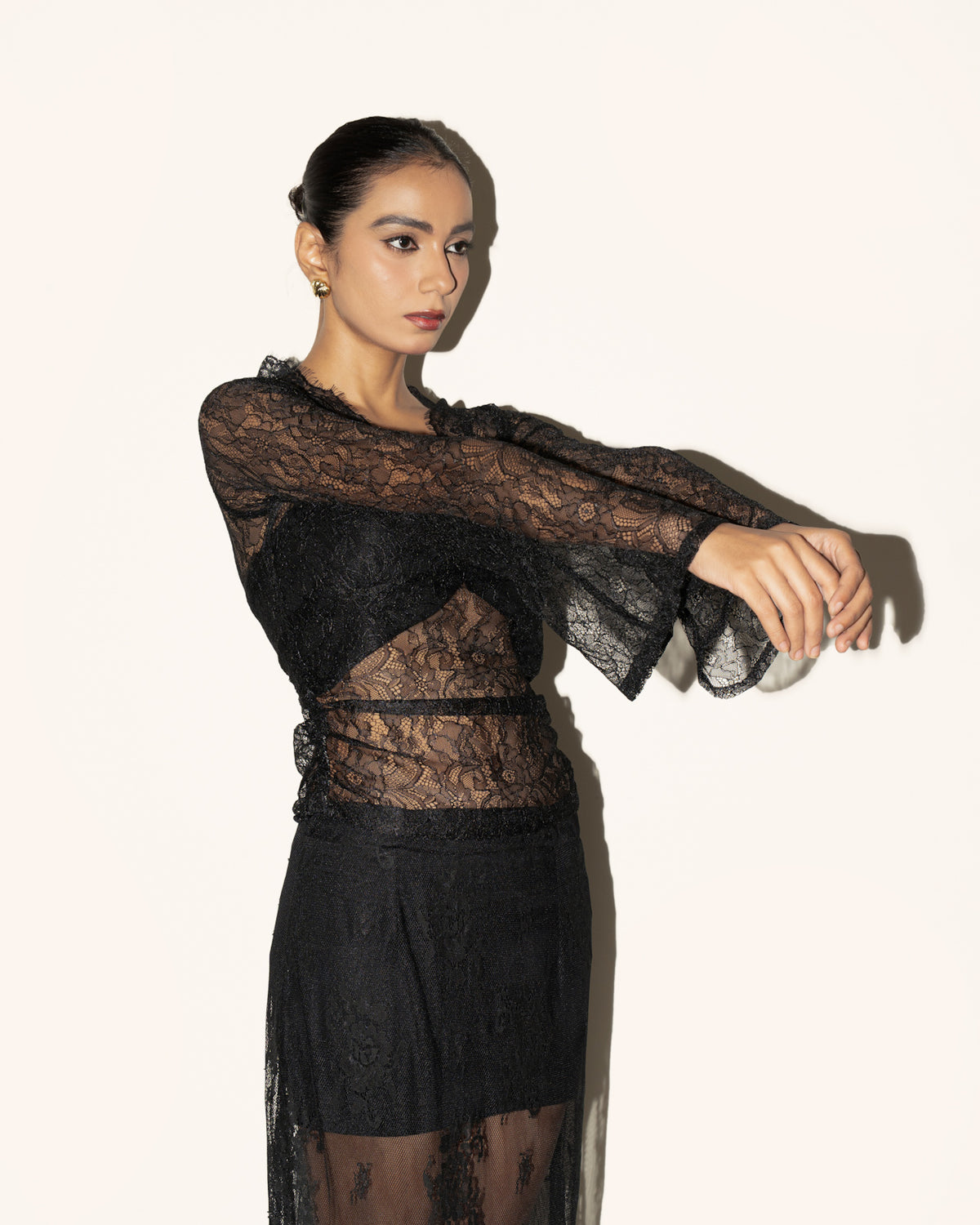 Cali Lace Top - Black