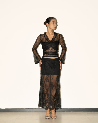 Cali Lace Top - Black