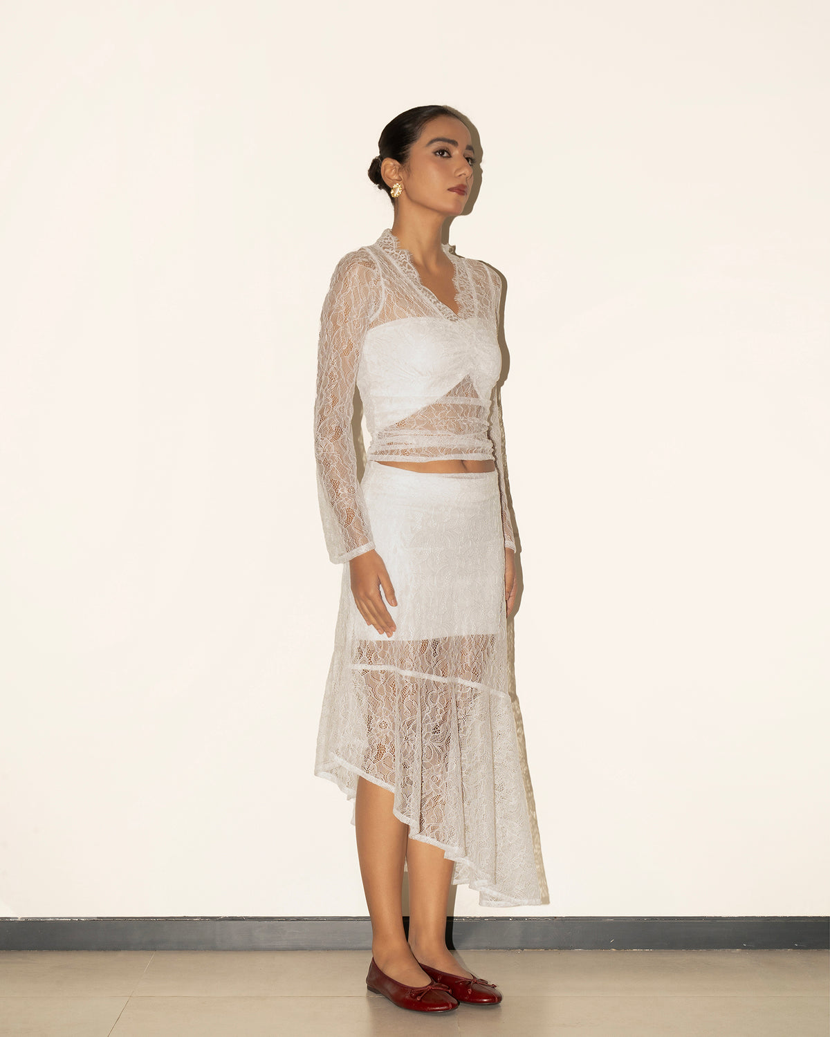 Cali Lace Top - White
