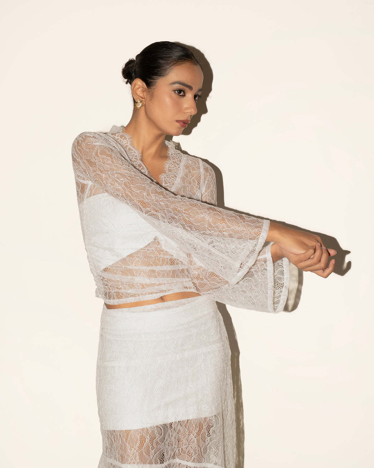 Cali Lace Top - White