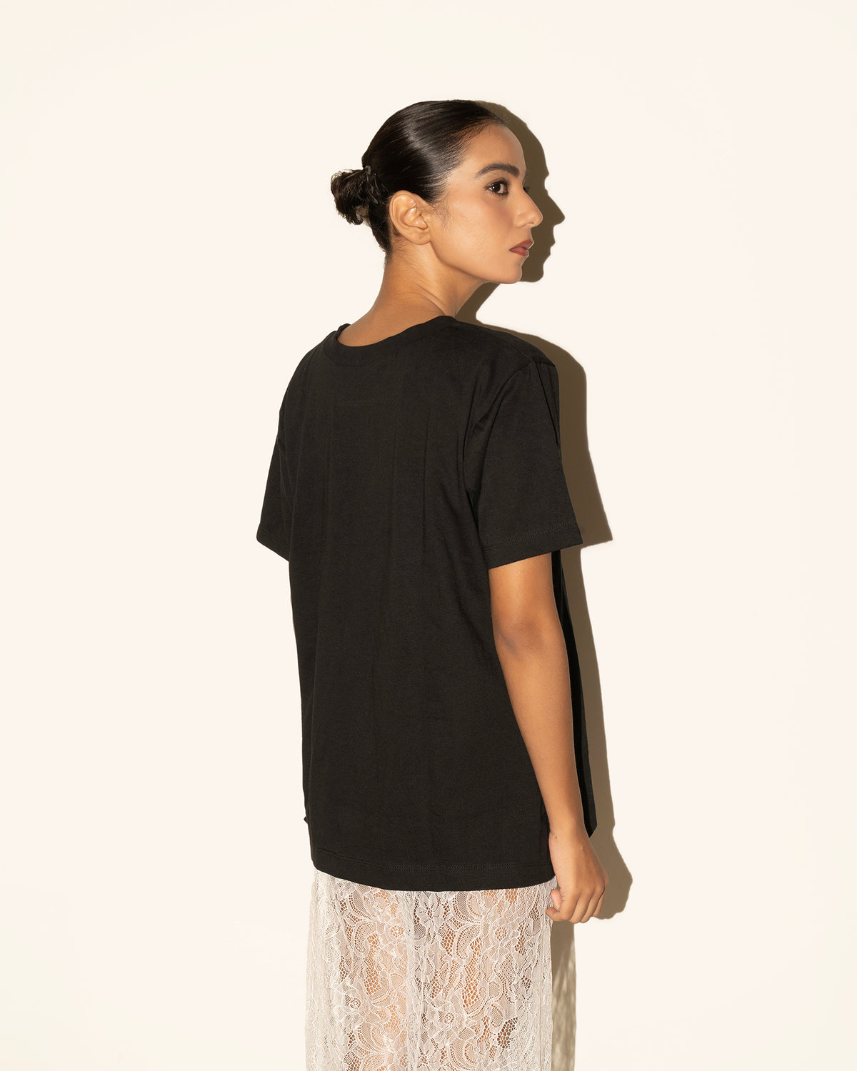 Hazel Oversize Tee - Black