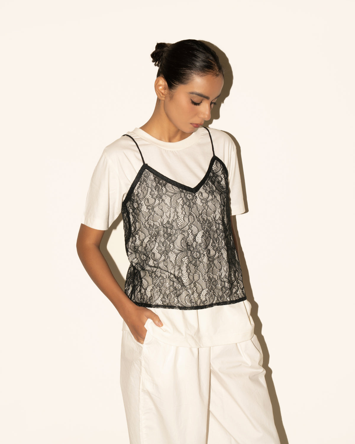 Hazel Oversize Tee - White