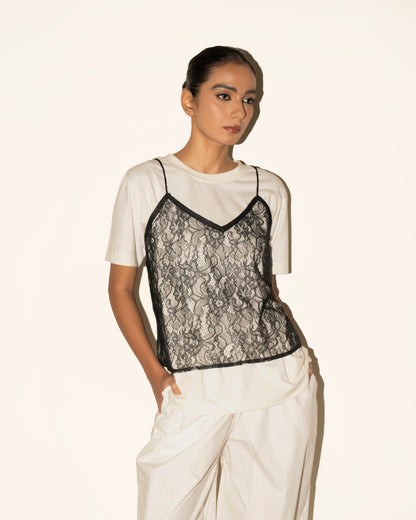 Nia Lace Camisole - Black