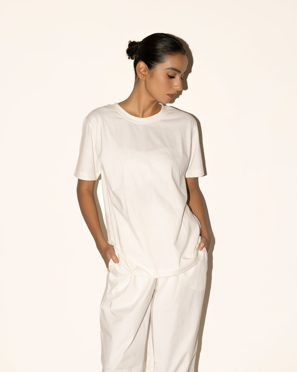 Hazel Oversize Tee - White