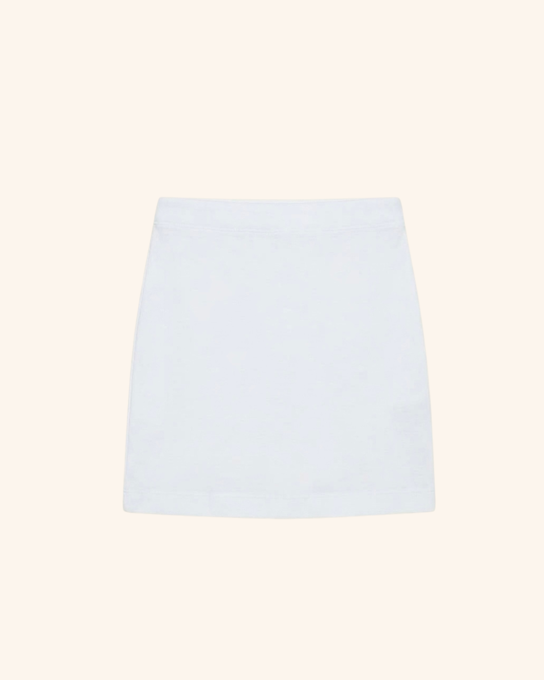 Under-Skirt in White - CLOFII