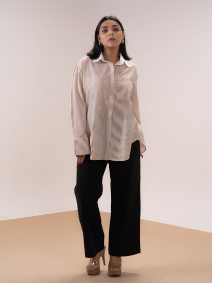 BEIGE SOIREE SHIRT