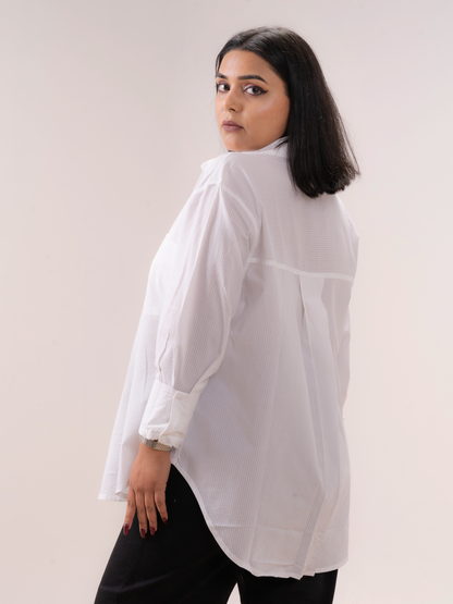 WHITE SOIREE SHIRT