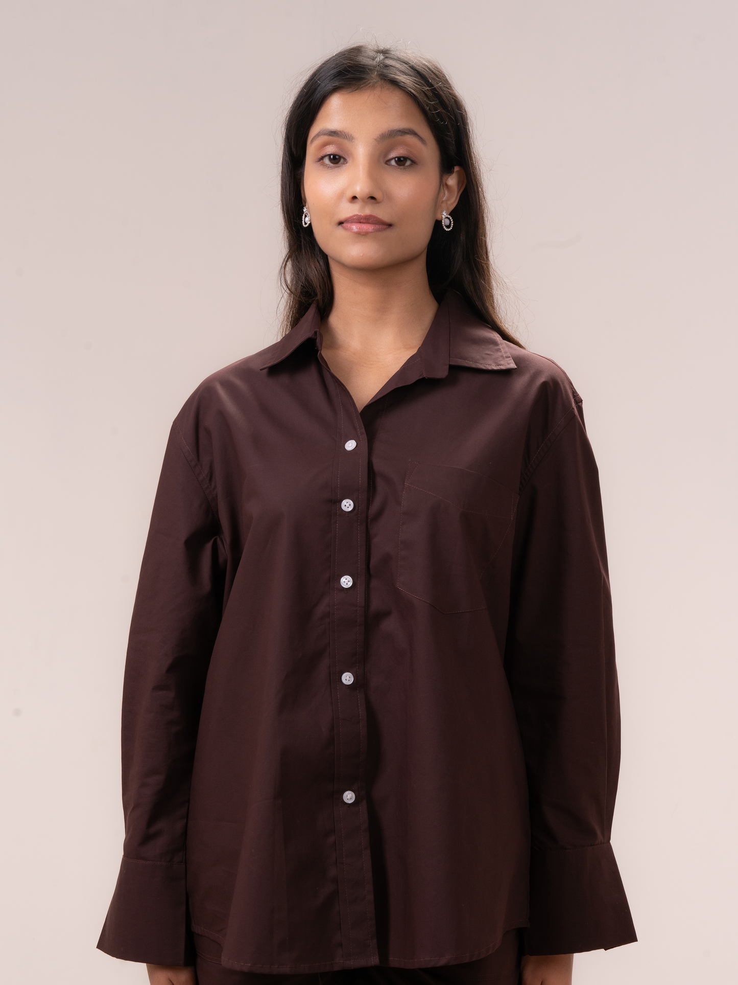 COFFEE BROWN SHIRT