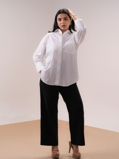 WHITE SOIREE SHIRT