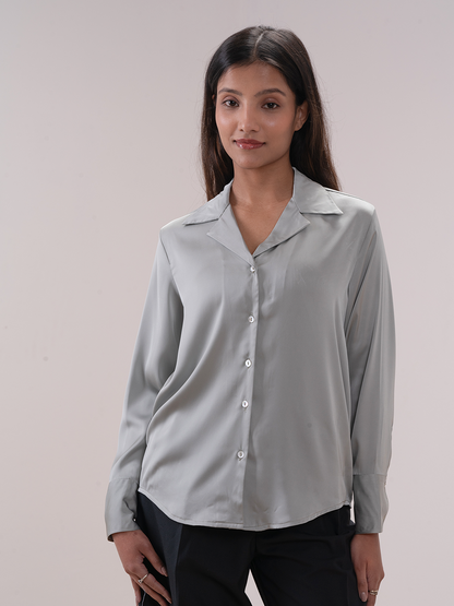 MINT SHEEN SHIRT